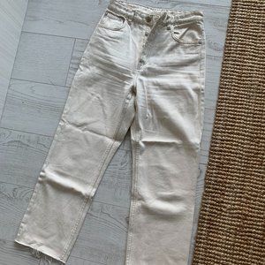 White Zara jeans